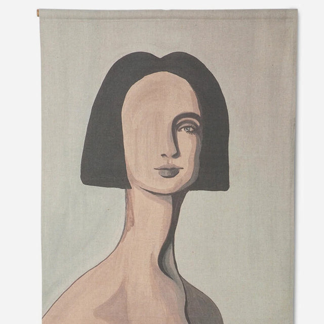 Wandbild Stoff Woman von Sella Molenaar 70x100 - HK Living