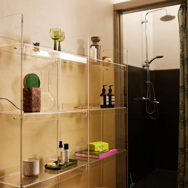 Acrylic Cabinet HKliving Shelving System, Clear