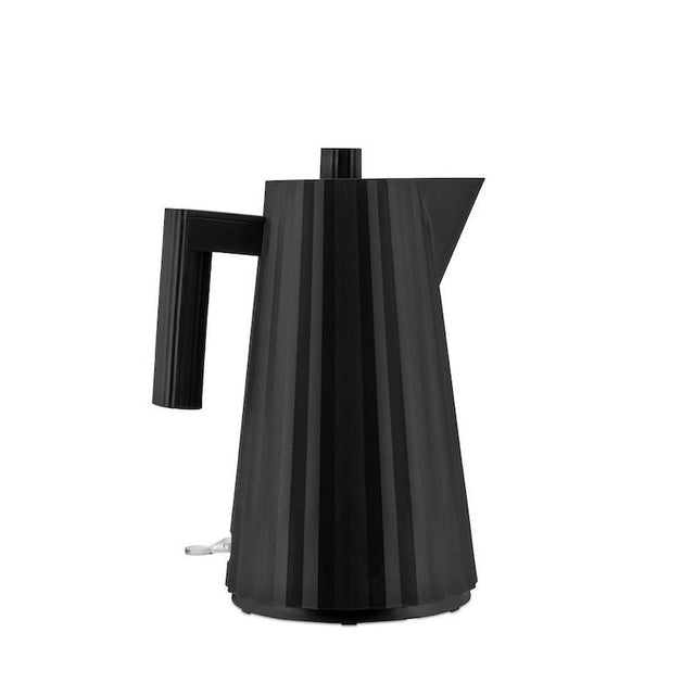 Alessi Plissé Wasserkocher 1,7 L in Schwarz, Design-Wasserkocher von Michele De Lucchi