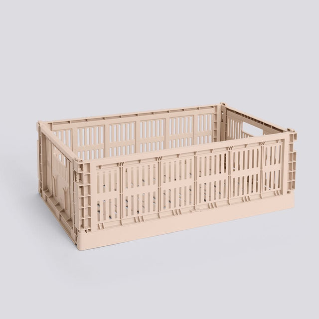 HAY Colour Crate Large (L) Aufbewahrungsbox in Powder (Puderrosa) – DesignWe.Love