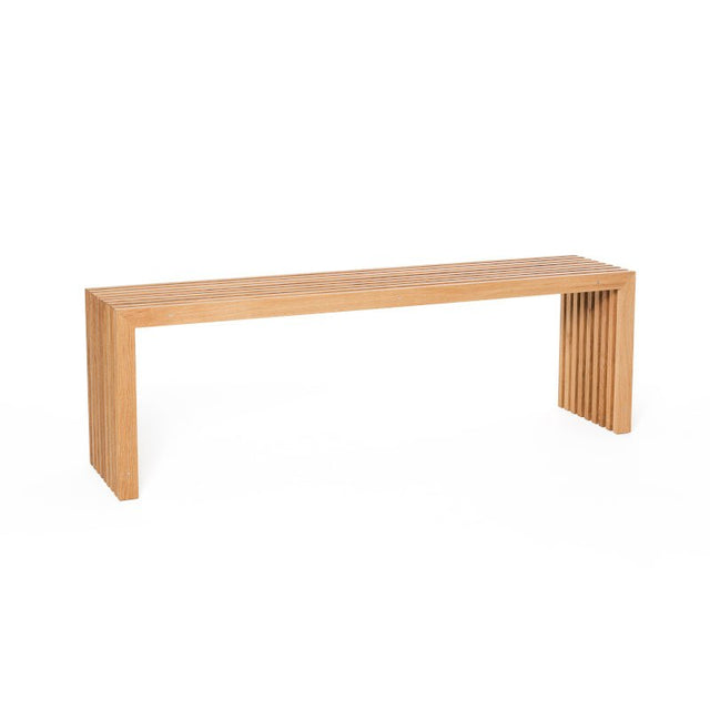 Bank aus Eichenlamellen - Raumgestalt - DesignWe.Love