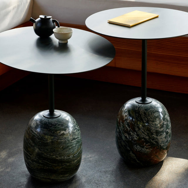 Beistelltisch Lato LN9 oval Deep Green/Verde Alpi - &Tradition