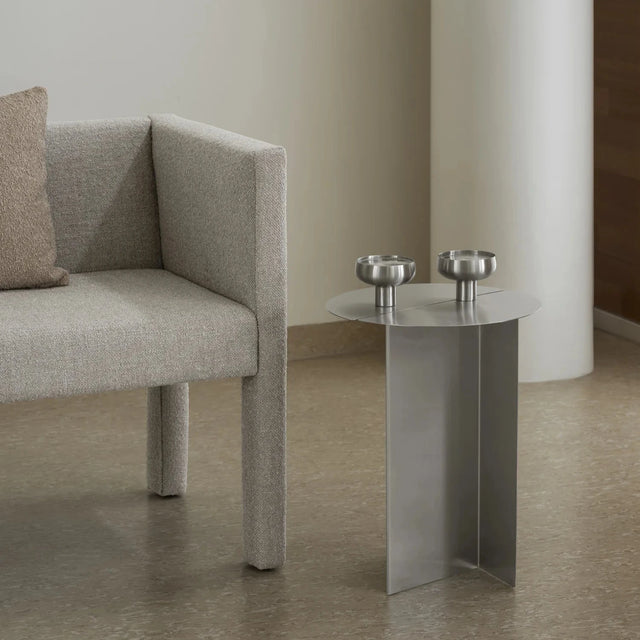 Beistelltisch ORU Edelstahl Matt Small Ø 35cm - Blomus