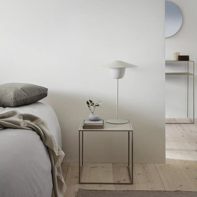lomus FERA Beistelltisch in Nomad, sandbeige Satztische aus Metall