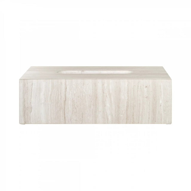Box für Kosmetiktücher aus Marmor LAMURA - blomus - DesignWe.Love