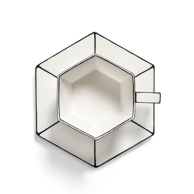 Cappuccinotasse mit Untersetzer Carte Blanche - Serax