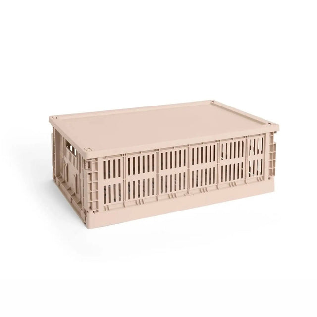 HAY Colour Crate Deckel Large in Powder (Hellrosa) für die Colour Crate L – DesignWe.Love