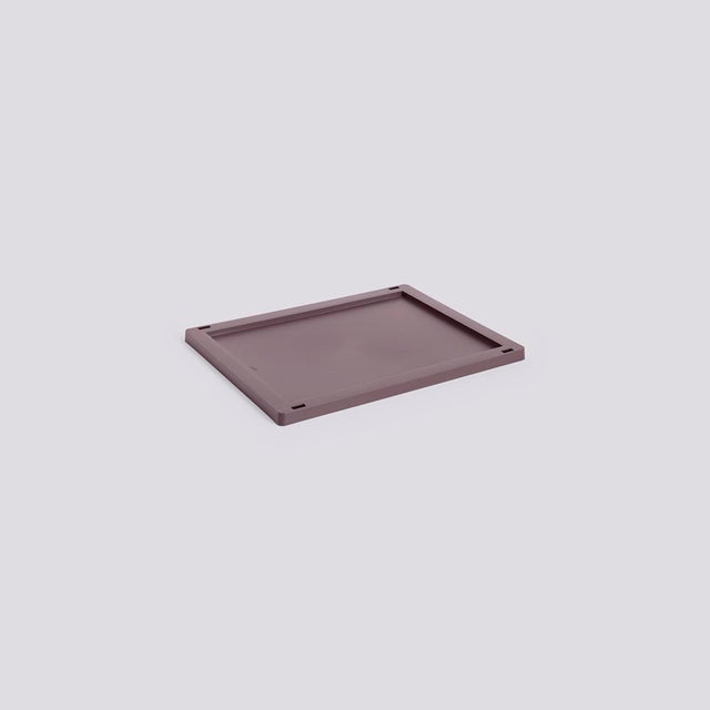 HAY Colour Crate Deckel Medium in Bordeaux (Weinrot) für die Colour Crate M – DesignWe.Love