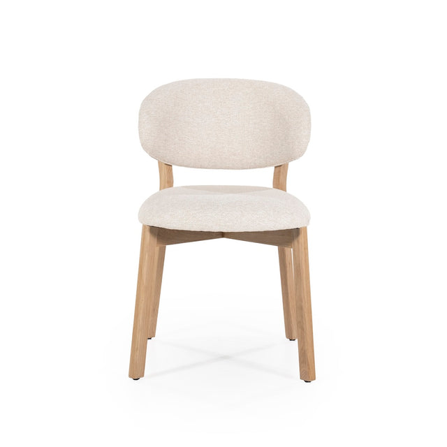 Esszimmerstuehle 4er Set Mikky Beige Polster - Eleonora