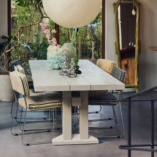 Esszimmerstuhl Endless Dining Chair stripe/sunflower - HK Living