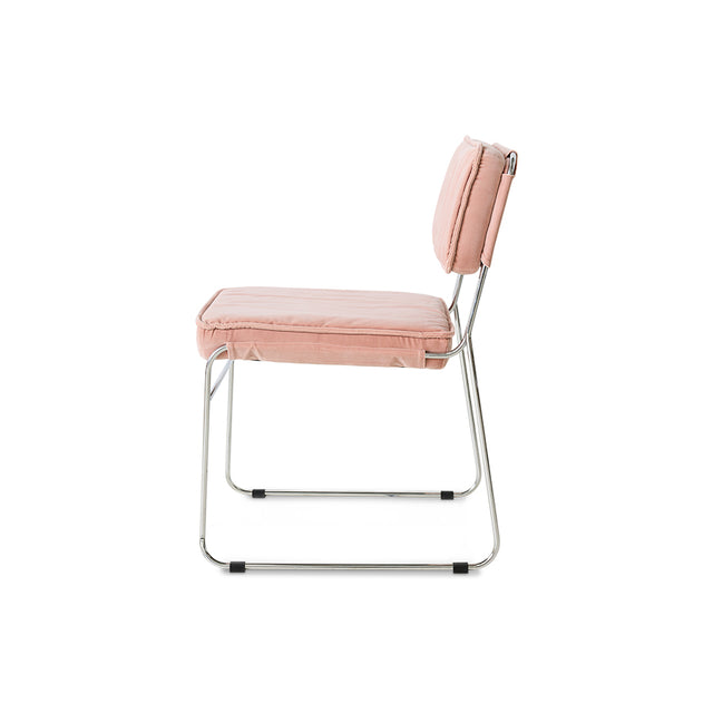 Esszimmerstuhl Endless Dining Chair velvet/lychee pink - HK Living