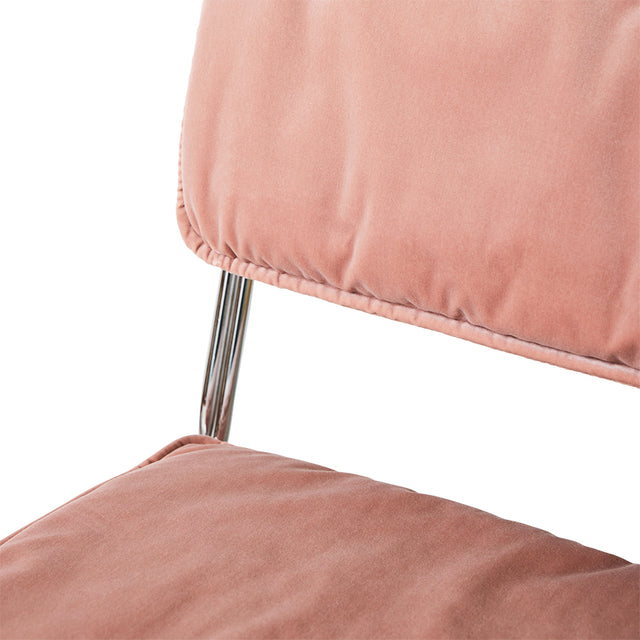 Esszimmerstuhl Endless Dining Chair velvet/lychee pink - HK Living