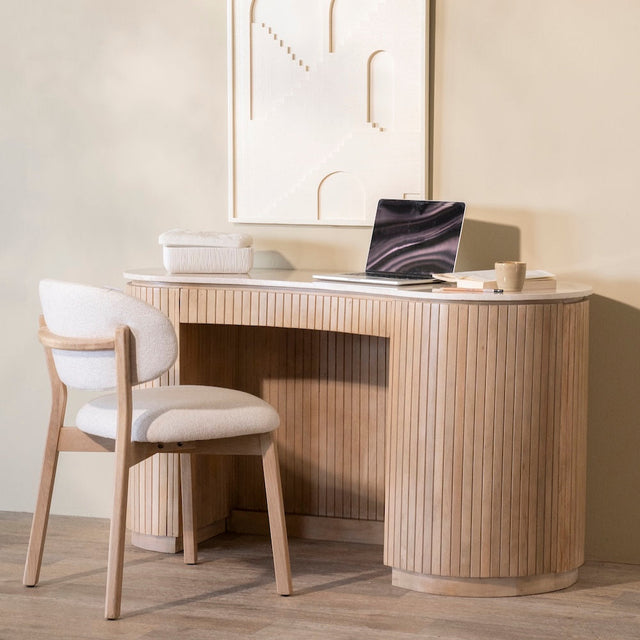 Esszimmerstuhl Mikky Beige Polster - Eleonora