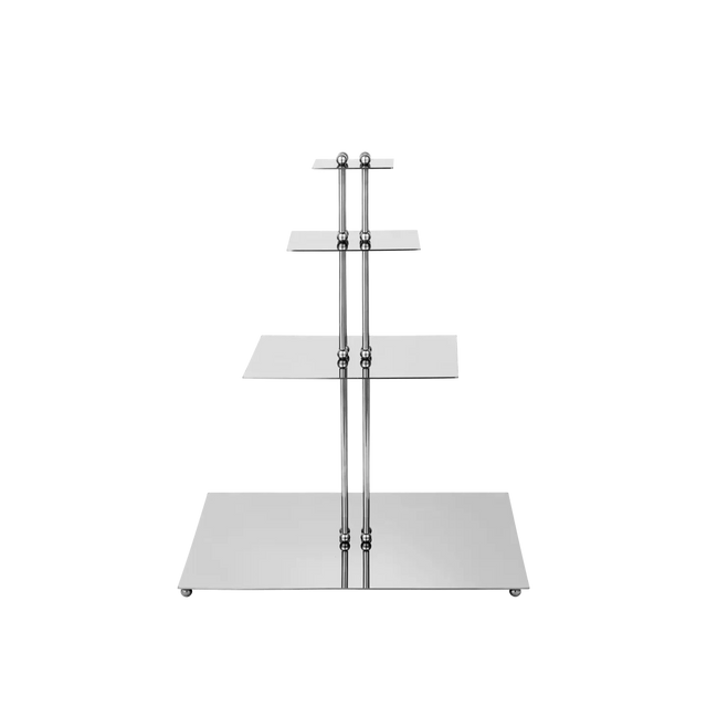 Etagere Orbelle Mirror Polished – ferm LIVING, Servierständer aus hochglanzpoliertem Edelstahl