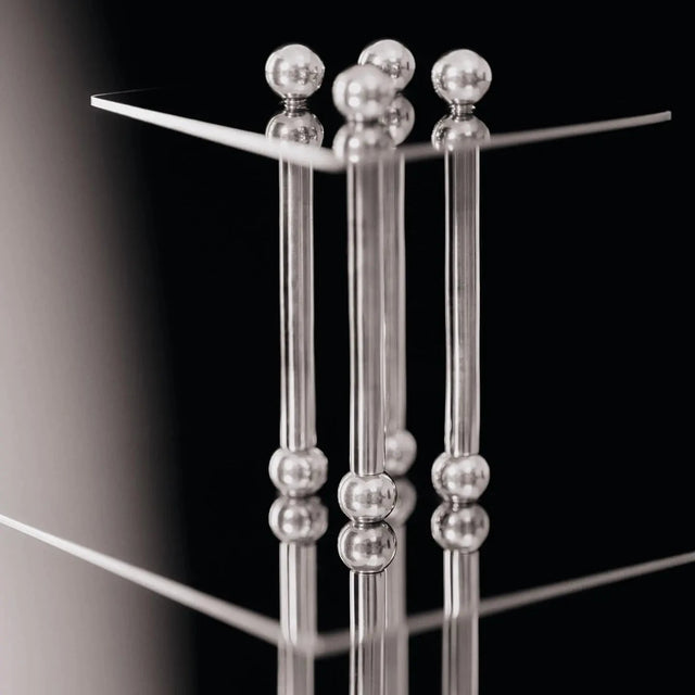 Detailfoto Etagere Orbelle Mirror Polished – ferm LIVING, Servierständer aus hochglanzpoliertem Edelstahl