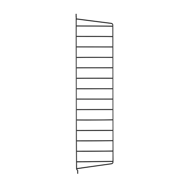 String Wandleiter 75×20cm Schwarz einzeln – Regalleiter String Furniture
