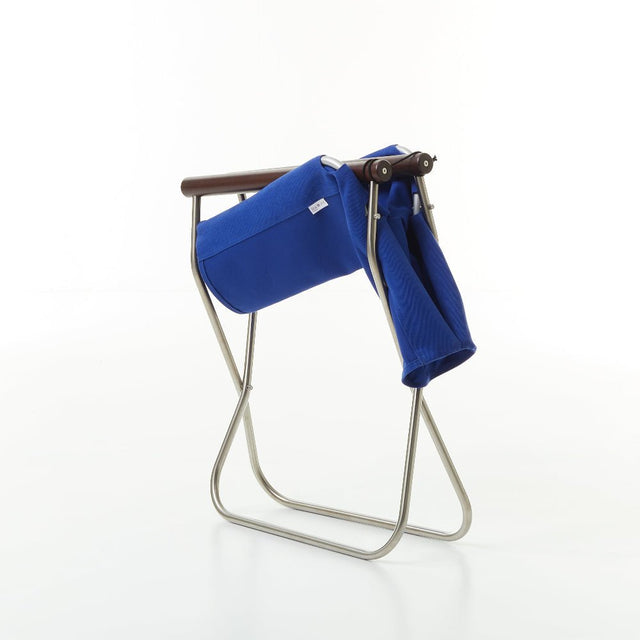 Faltstuhl Nychair X 80 Blau/Dunkelbraun - Nychair X - DesignWe.Love