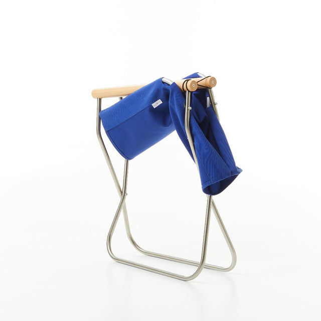 Faltstuhl Nychair X 80 Blau/Natur - Nychair X - DesignWe.Love