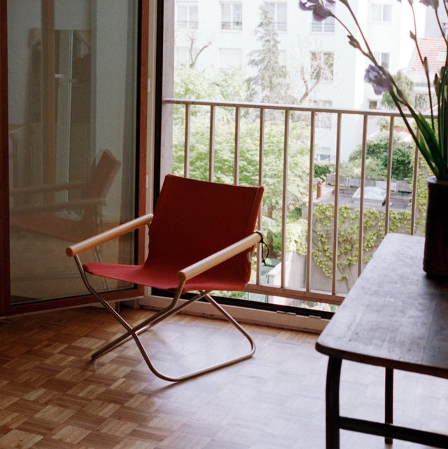 Faltstuhl Nychair X 80 Terracotta/Natur - Nychair X - DesignWe.Love