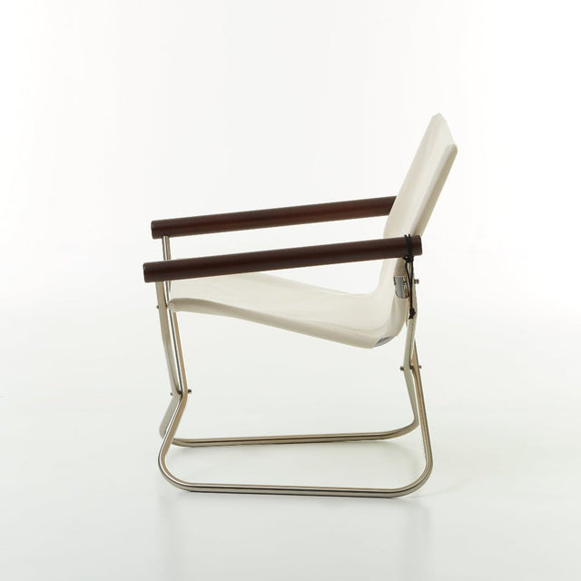 Faltstuhl Nychair X 80 Weiss/Dunkelbraun - Nychair X - DesignWe.Love