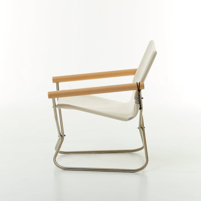 Faltstuhl Nychair X 80 Weiss/Natur - Nychair X - DesignWe.Love