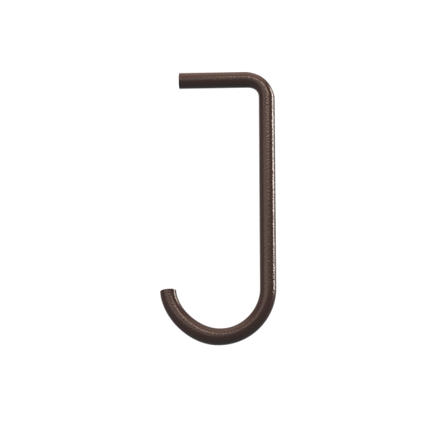 String J-Haken 5er Set Dunkelbraun – Garderobenhaken für das String Regal