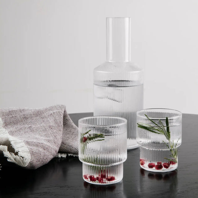 Karaffe Ripple Klar - ferm LIVING