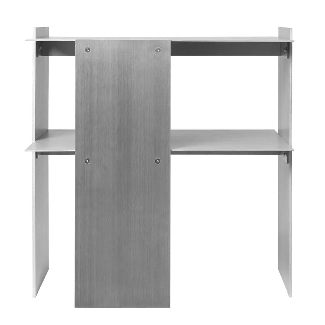 ferm LIVING Lager Beistelltisch aus gebürstetem Aluminium