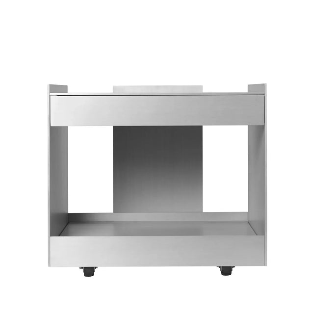 ferm LIVING Lager Rollwagen aus Aluminium mit Schublade und Rollen