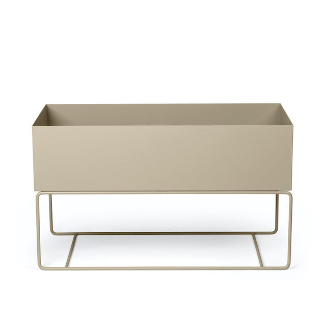 ferm LIVING Plant Box Large in Cashmere – Pflanzkasten aus Metall