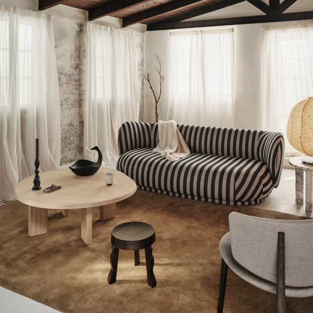 Sofa Rico Lounger, Louisiana, Sand/Black- ferm LIVING