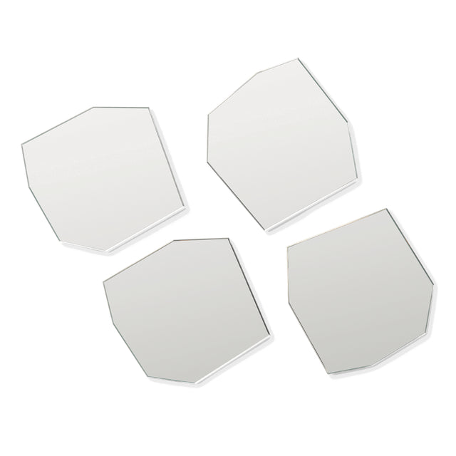 Untersetzer aus Glas Shard, 4er Set - ferm LIVING