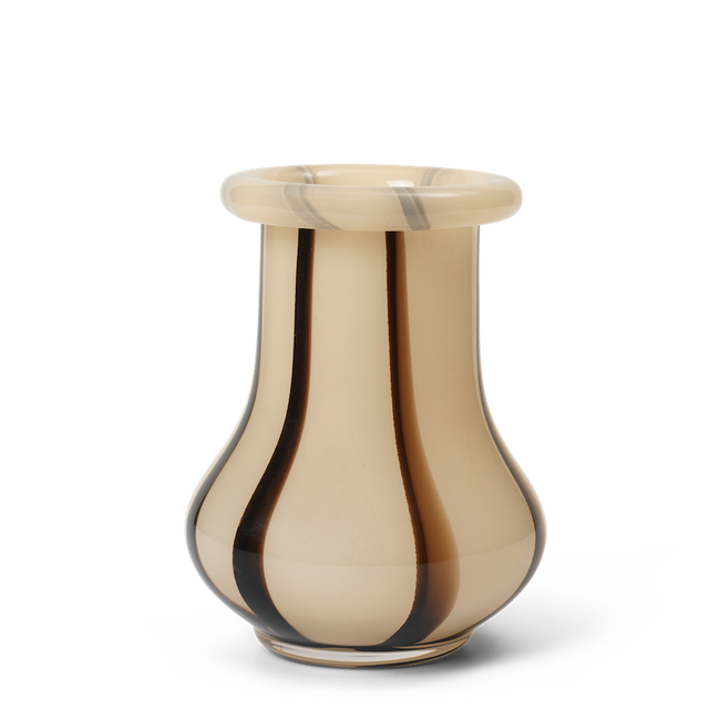 Riban Vase Medium H19 Cream - ferm LIVING