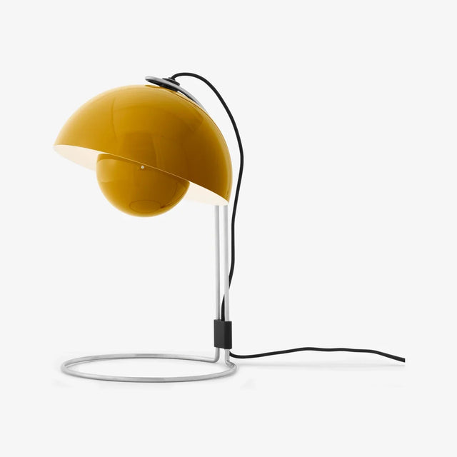 Flowerpot VP4 Tischleuchte Mustard Ø 23 cm von &Tradition – Nachttischlampe von Verner Panton