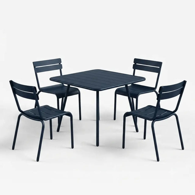 Fermob Luxembourg Gartenmöbelset (Tisch + 4 Stühle)