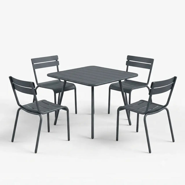 Fermob Luxembourg Gartenmöbelset (Tisch + 4 Stühle)