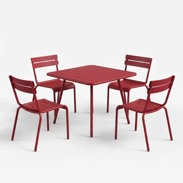 Fermob Luxembourg Gartenmöbelset (Tisch + 4 Stühle)