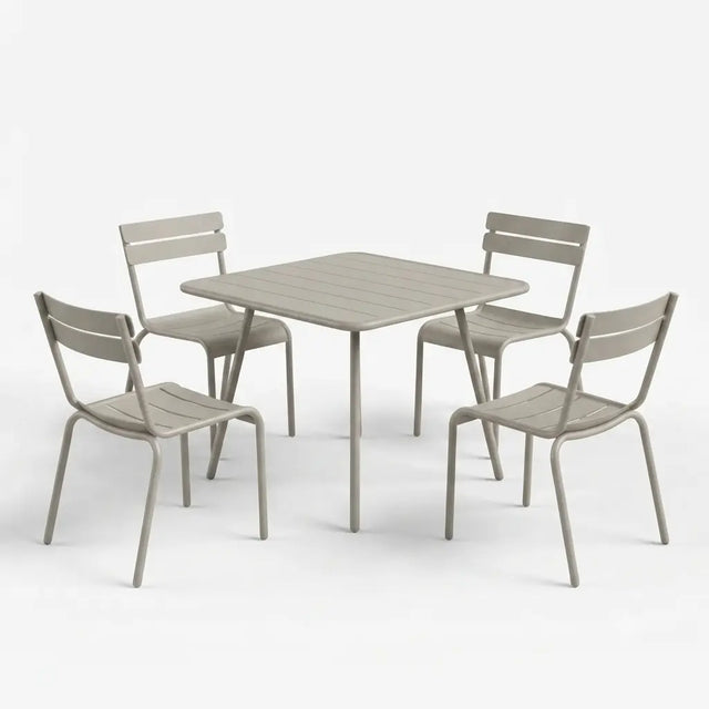 Fermob Luxembourg Gartenmöbelset (Tisch + 4 Stühle)