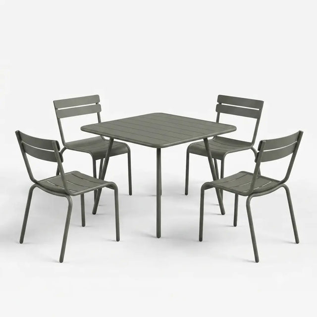 Fermob Luxembourg Gartenmöbelset (Tisch + 4 Stühle)