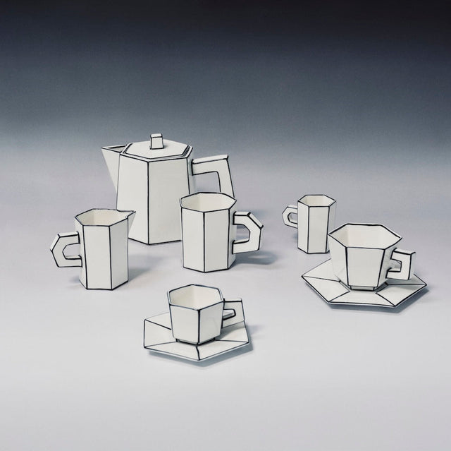 Cappuccinotasse mit Untersetzer Carte Blanche - Serax