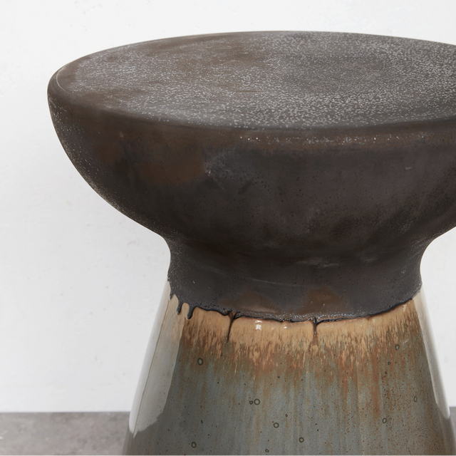 Keramik Hocker Pablo schwarz - House Doctor