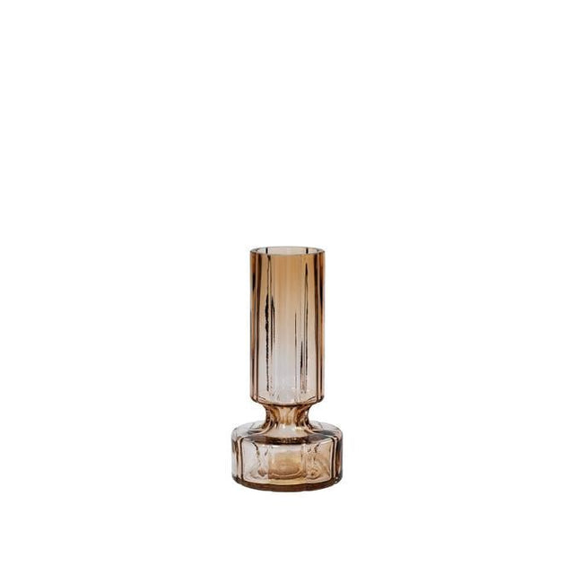 Hyazinthen Vase Indian Tan Glas H25 - Broste Copenhagen - DesignWe.Love
