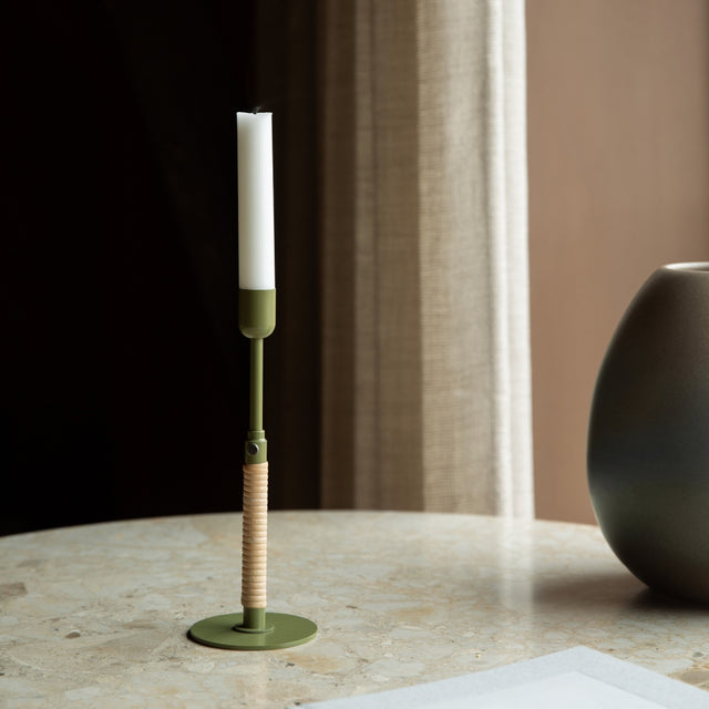 Kerzenhalter Duca Olive Green - AUDO