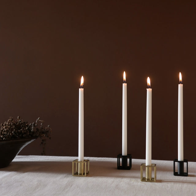 Kerzenhalter Kubus Micro by Lassen Schwarz - AUDO