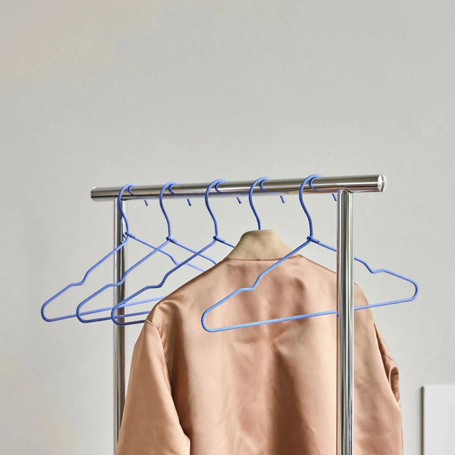 Kleiderbügel Wire Blau 6er Set - House Doctor