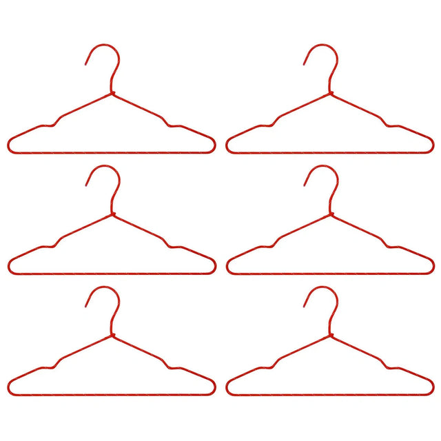 Kleiderbügel Wire Rot 6er Set - House Doctor