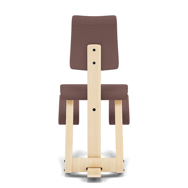 Kniestuhl mit Rückenlehne Variable Plus (Natur/Braun) - Varier Furniture