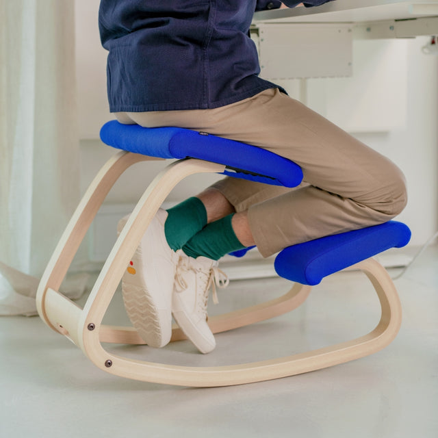 Variable Kniestuhl Schwarz/Grau (Revive 164) - Varier Furniture