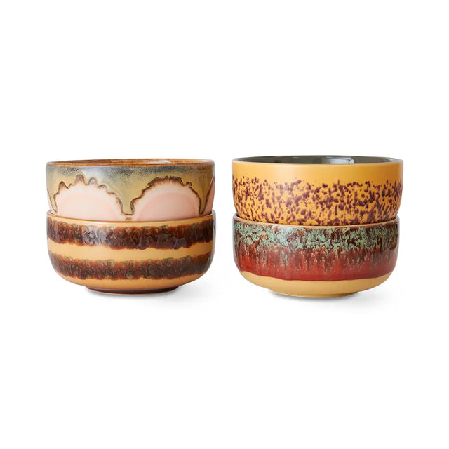 Dessertschalen 70s Ceramics – 4er Set & einzeln - HKliving