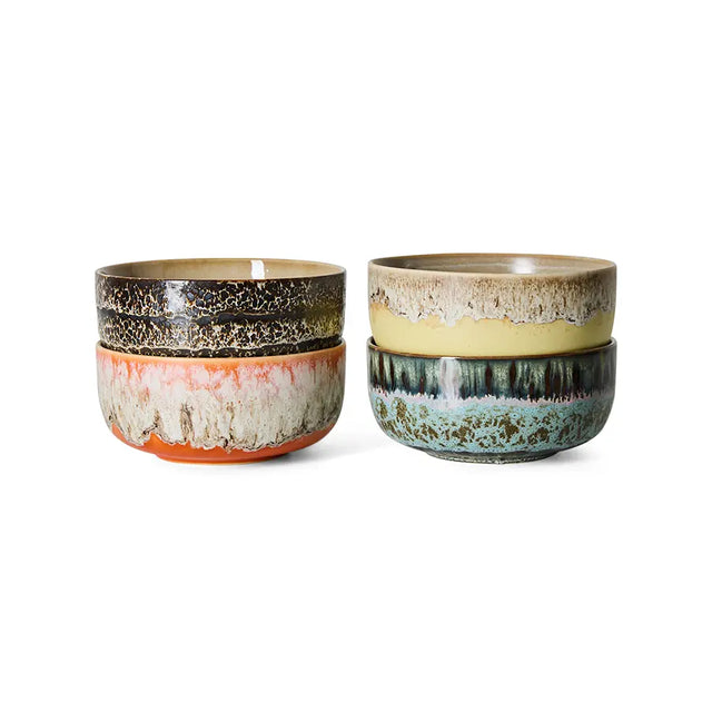 Dessertschalen 70s Ceramics – 4er Set & einzeln - HKliving